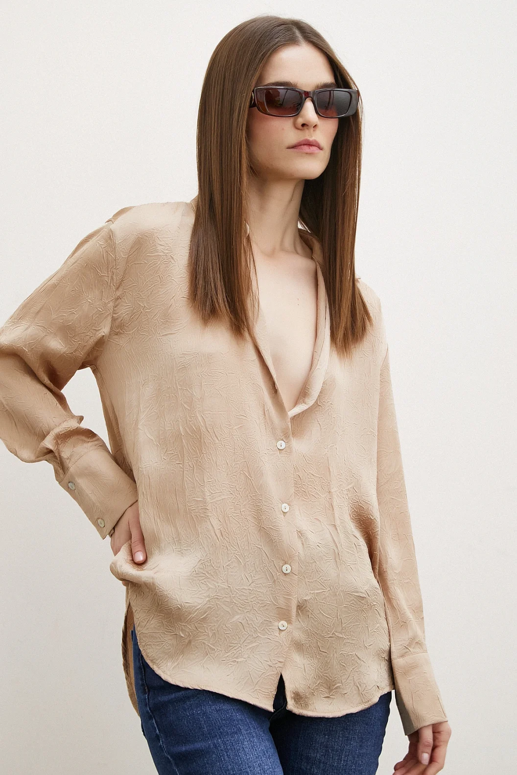 زيبقي الحرير المخملي المجعد