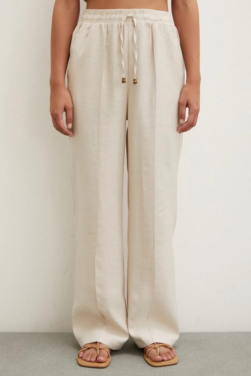 Damen Bundhose Beige