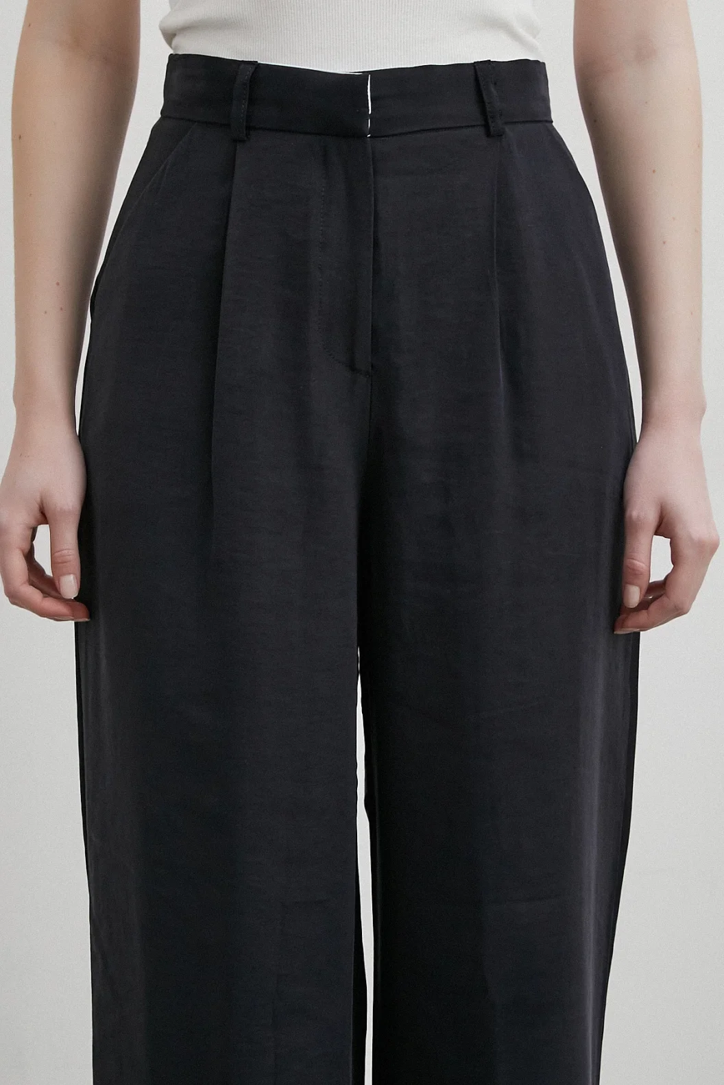 Modal Palazzo Pantolon Siyah