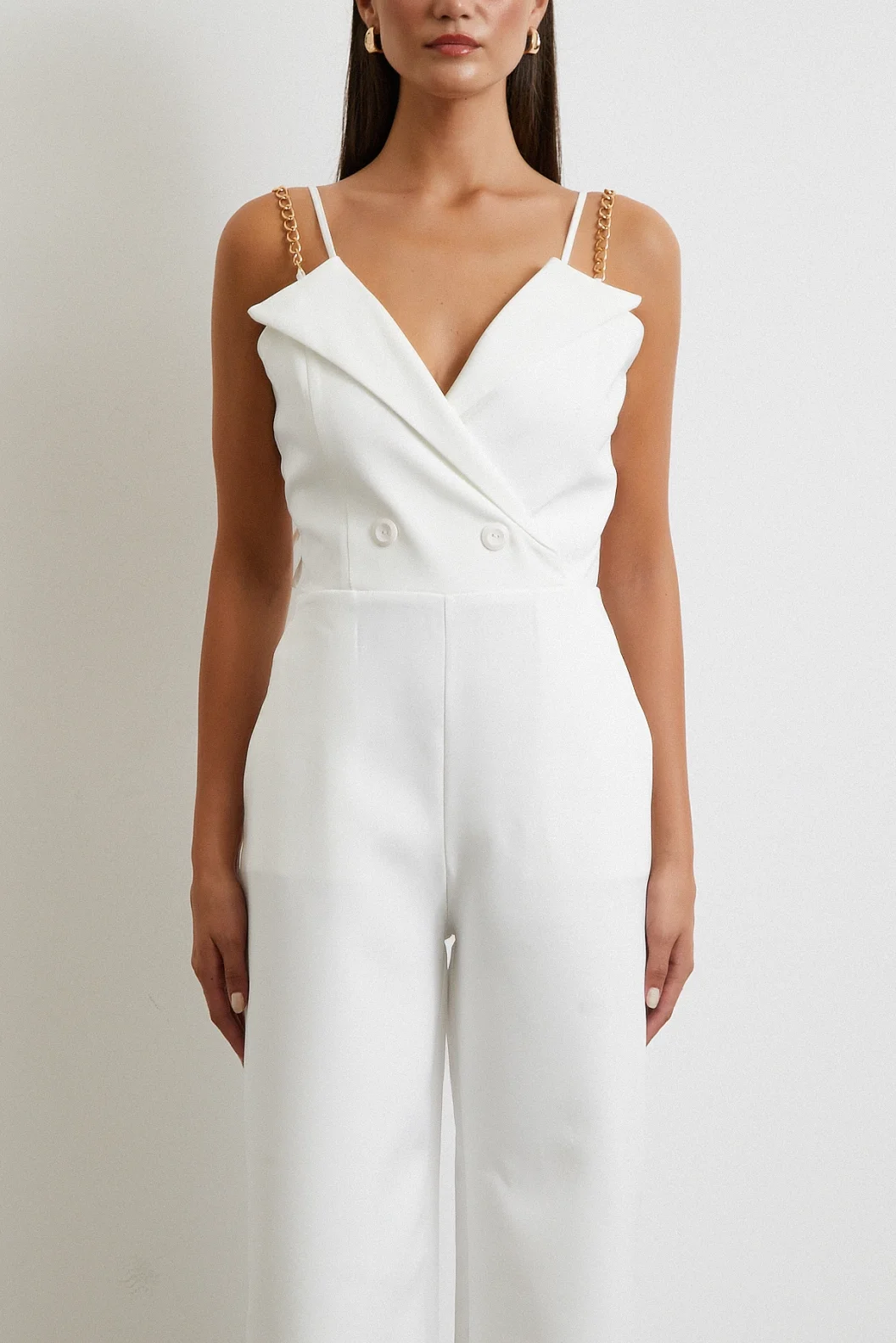 زيب تفصيل تولوم أبيض