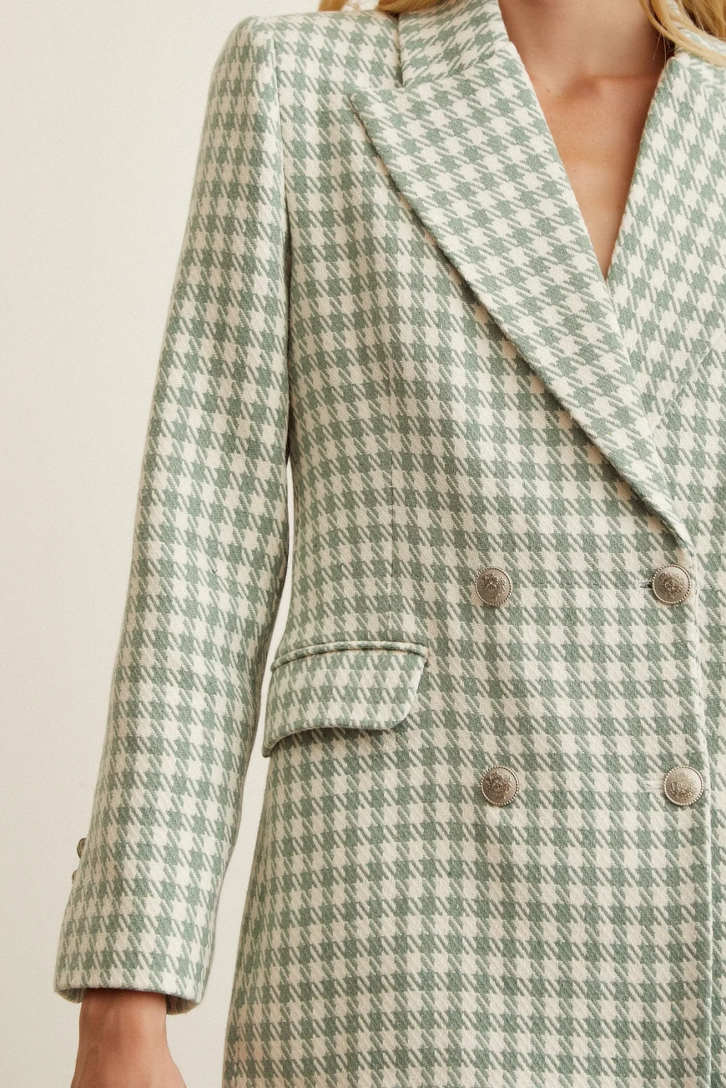 Kazayağa Blazer Ceket Mint