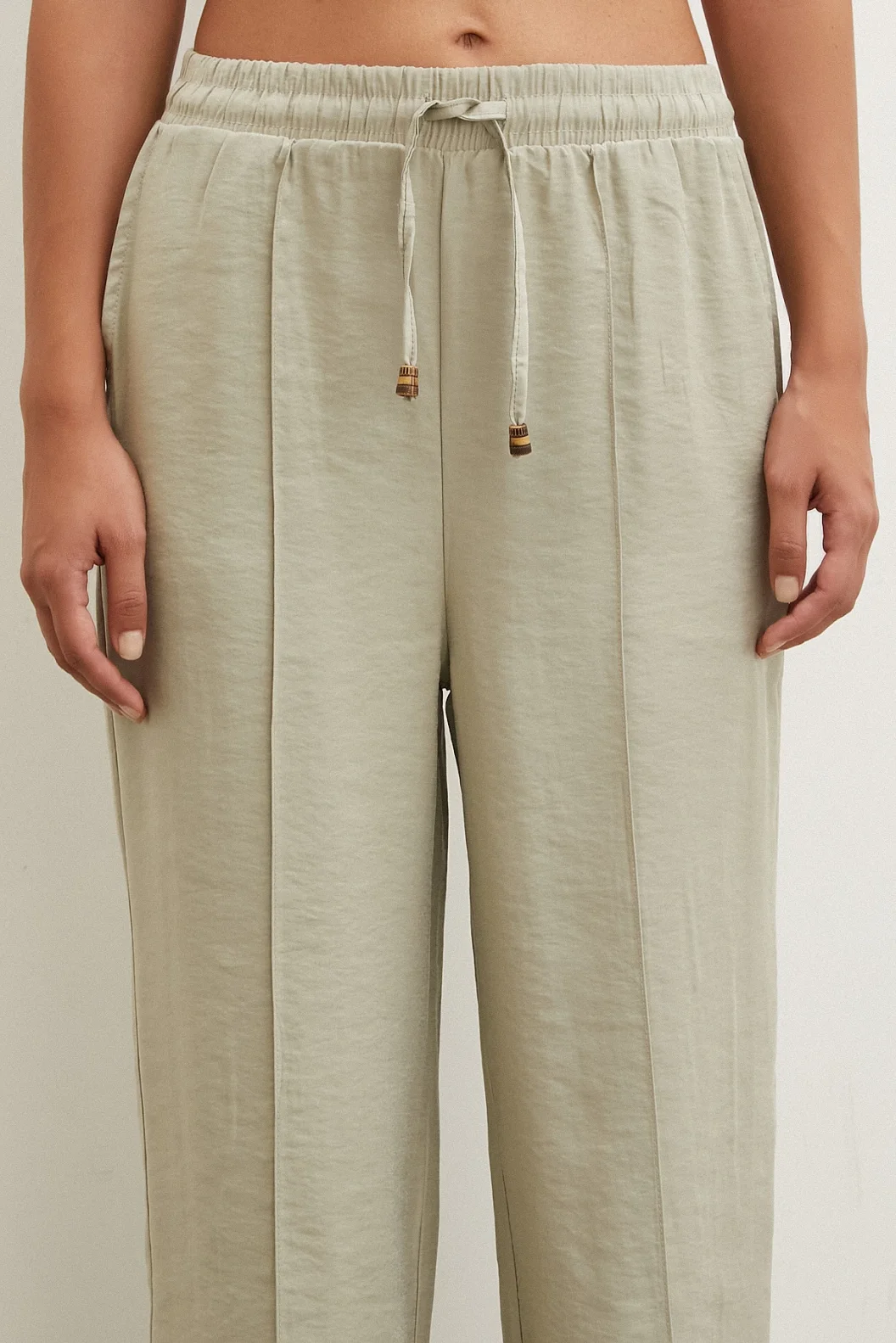 Waist-tied Pants Stone