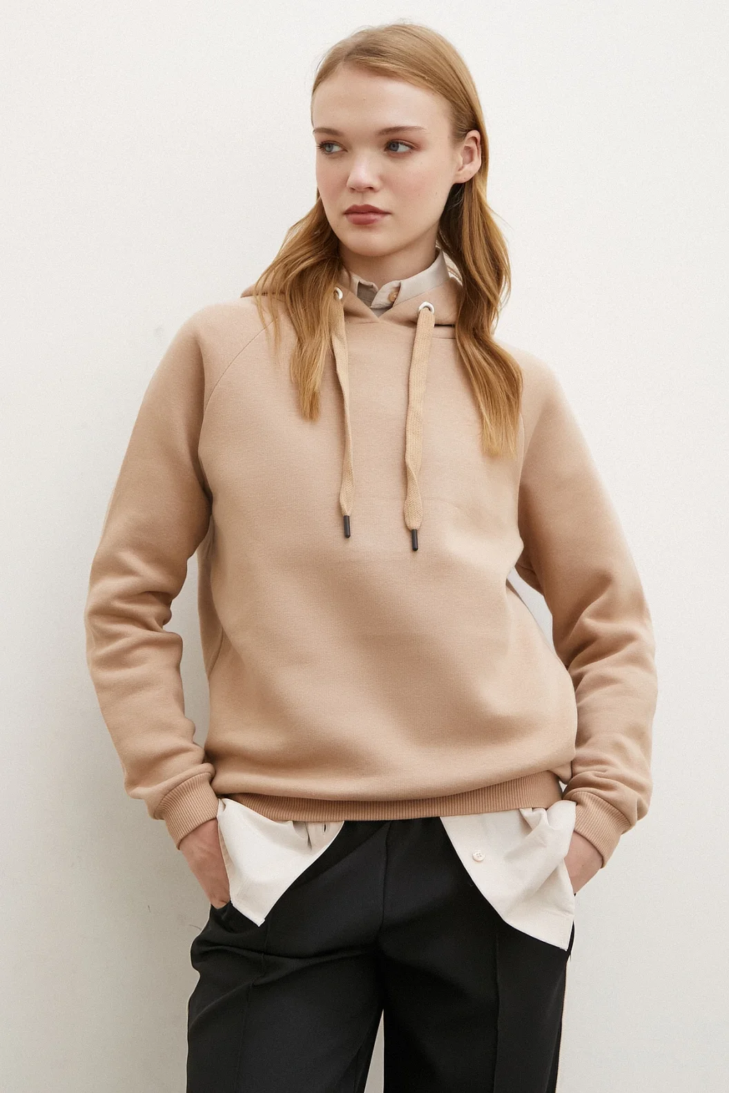 Kapuzenpullover Braun