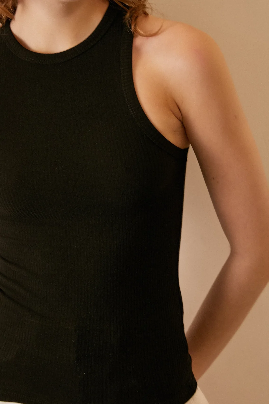 Bike Collar Top Black