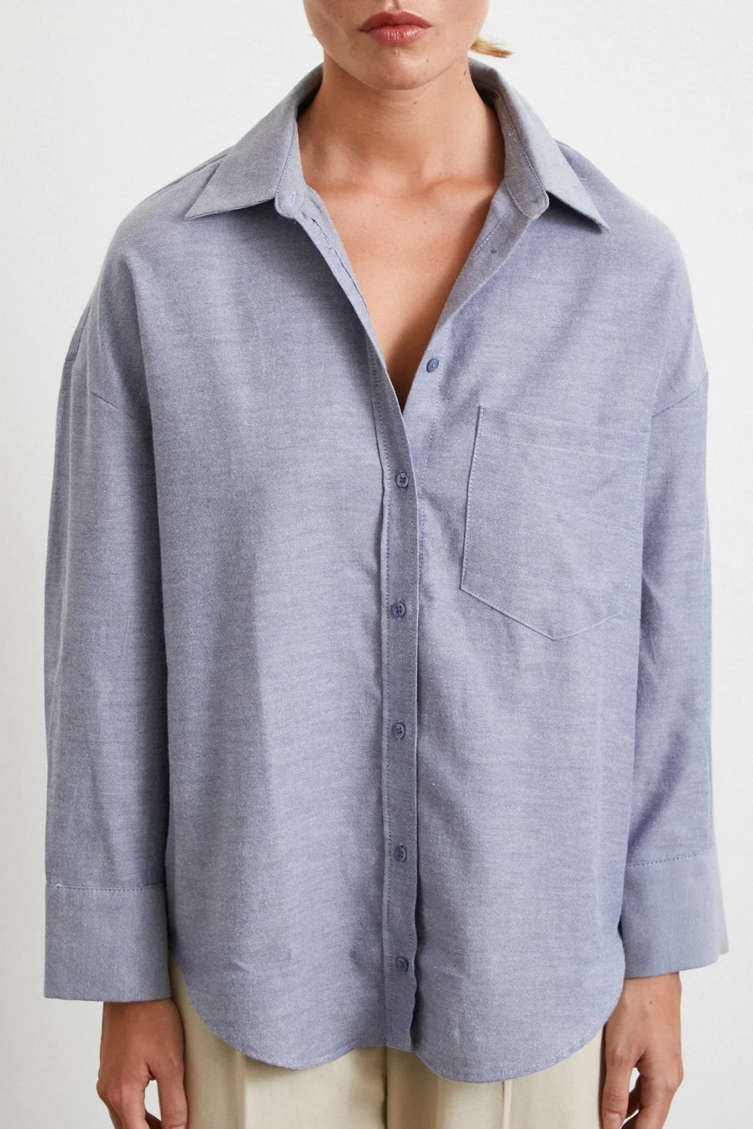 Striped Classic Shirt Dark Navy