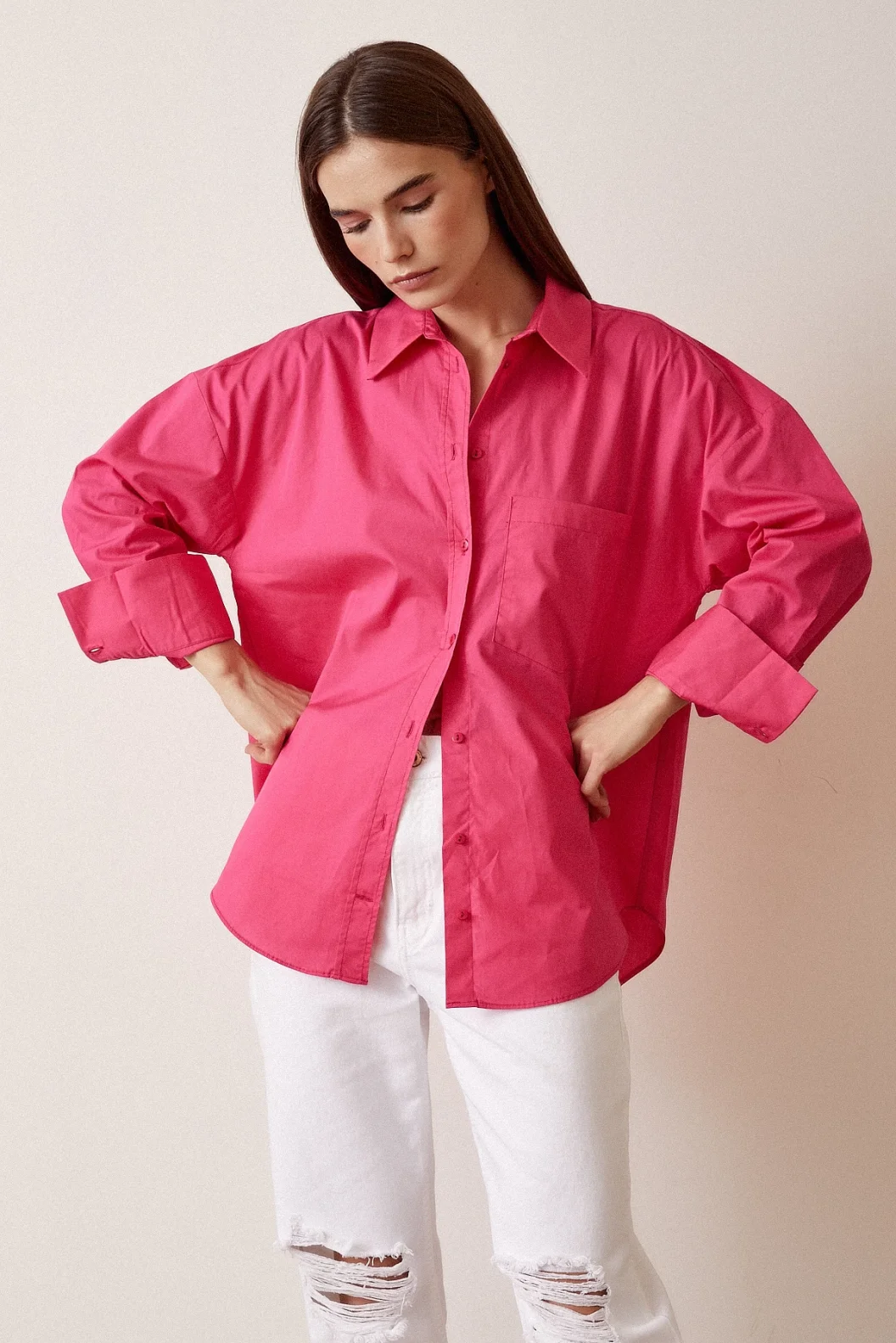 Freund Hemd Basic Lila