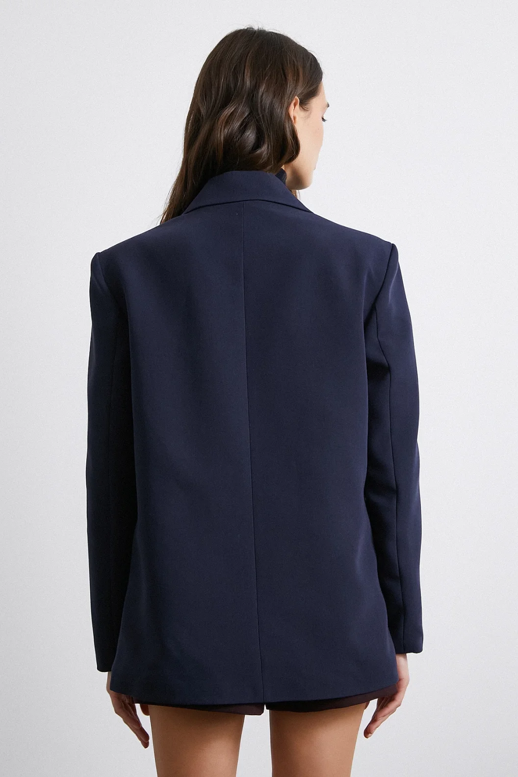 سترة بولي فيسك كلاسيكية لون أزرق داكن