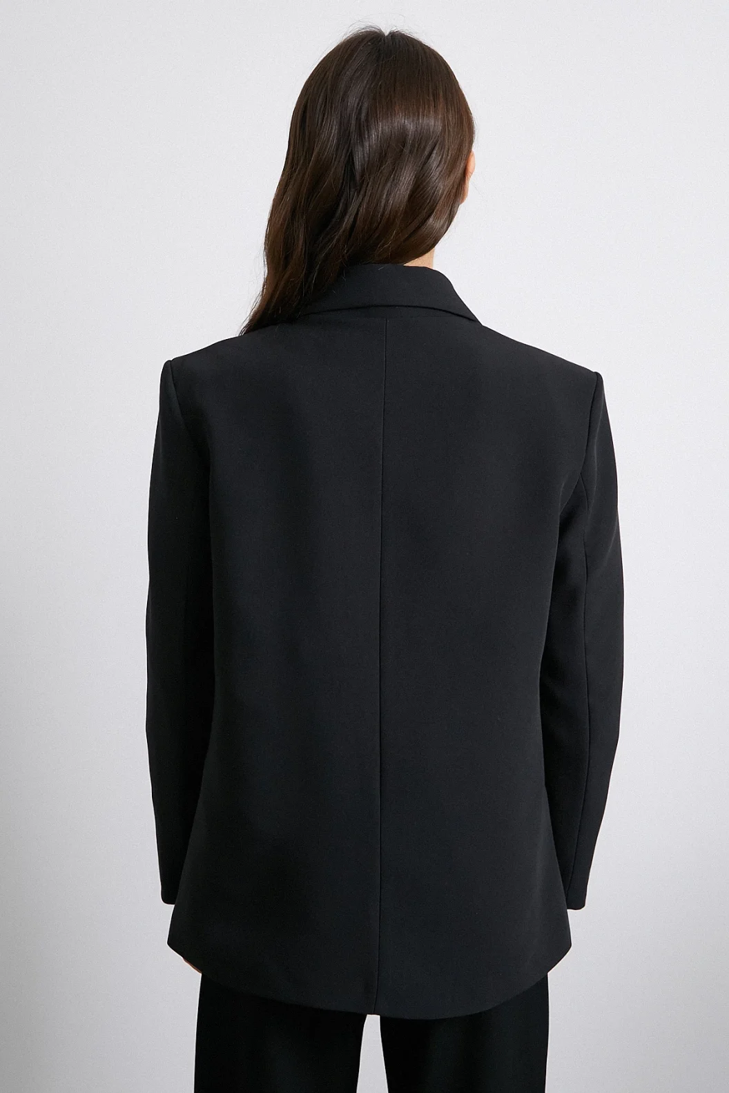 Classic Polyviscose Jacket Black