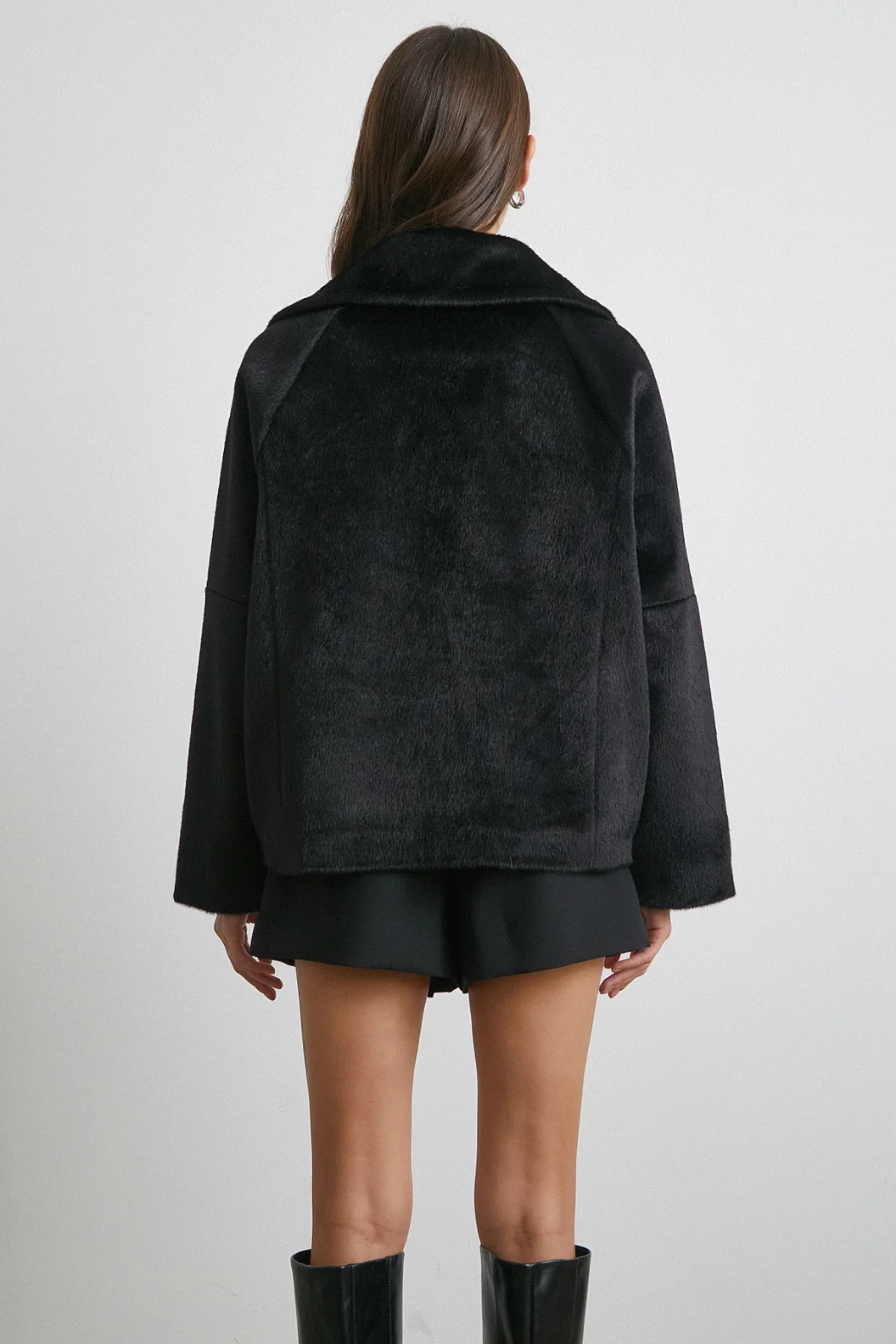 Reglan Tay Flok Mont Siyah