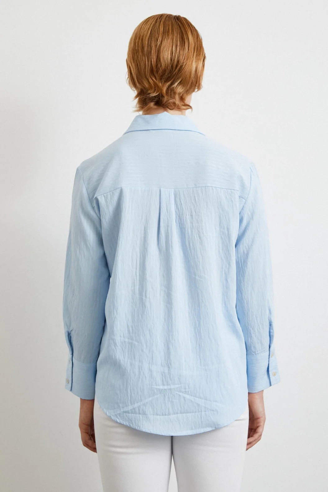 Paralel Çizgili Gömlek Mavi