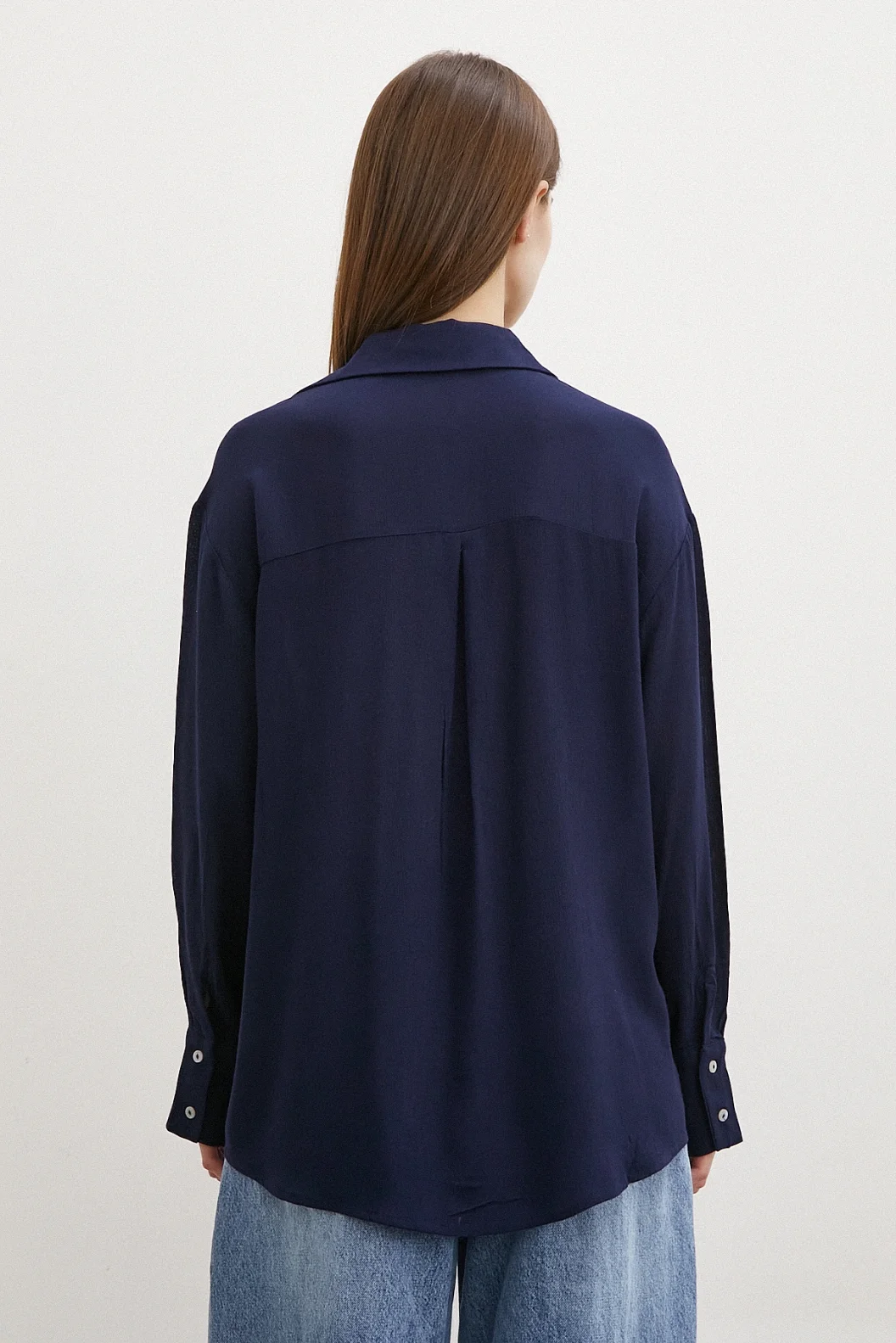 Viskon Basic Shirt Navy