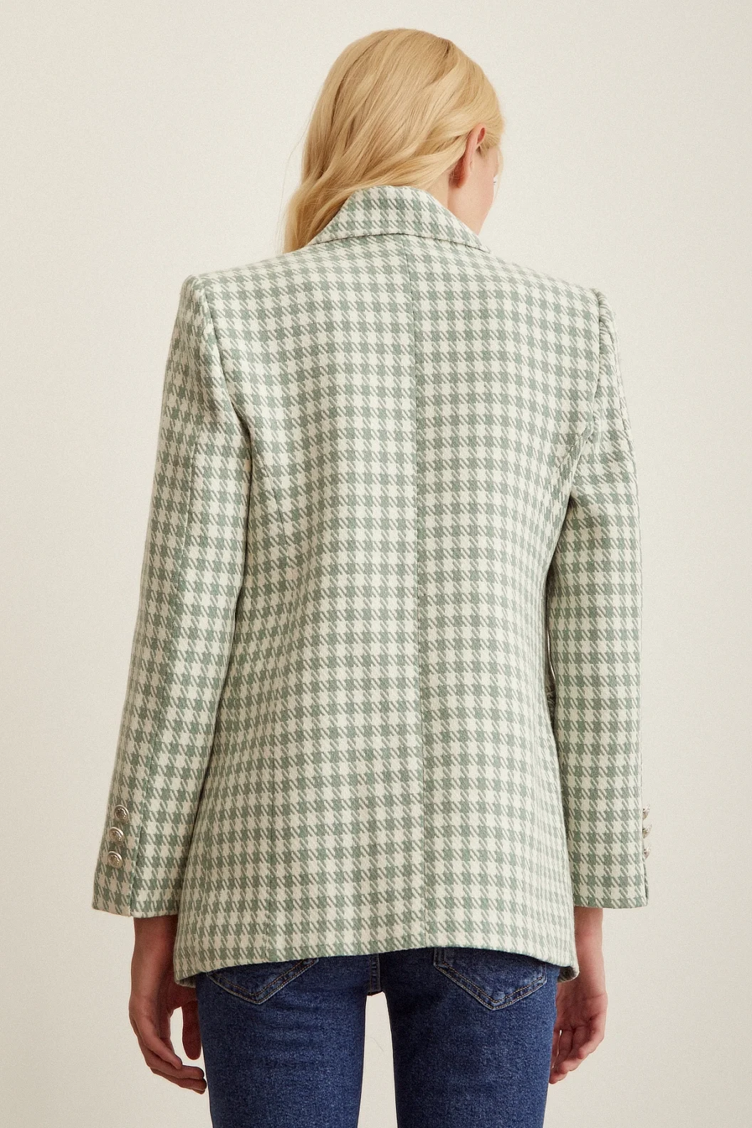 Kazayağa Blazer Ceket Mint