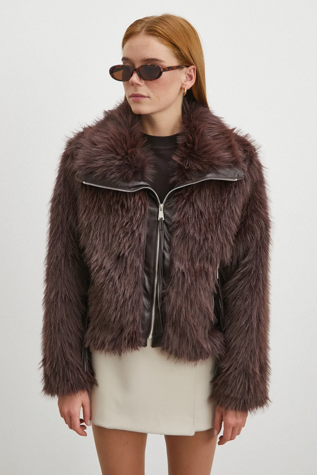 Deri Garnili Lolita Mont Kahve