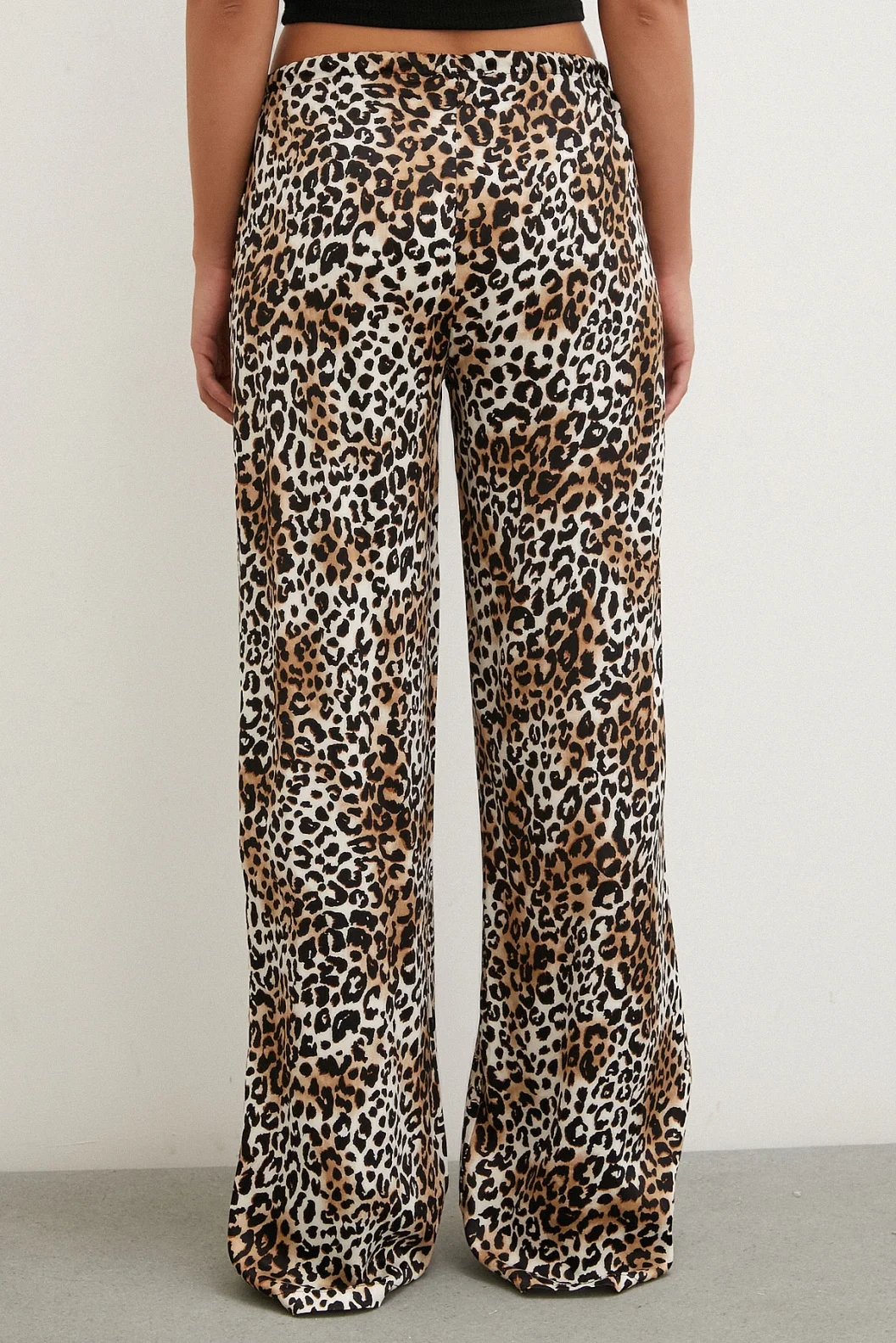 بنطلون قطني بناتي أسود