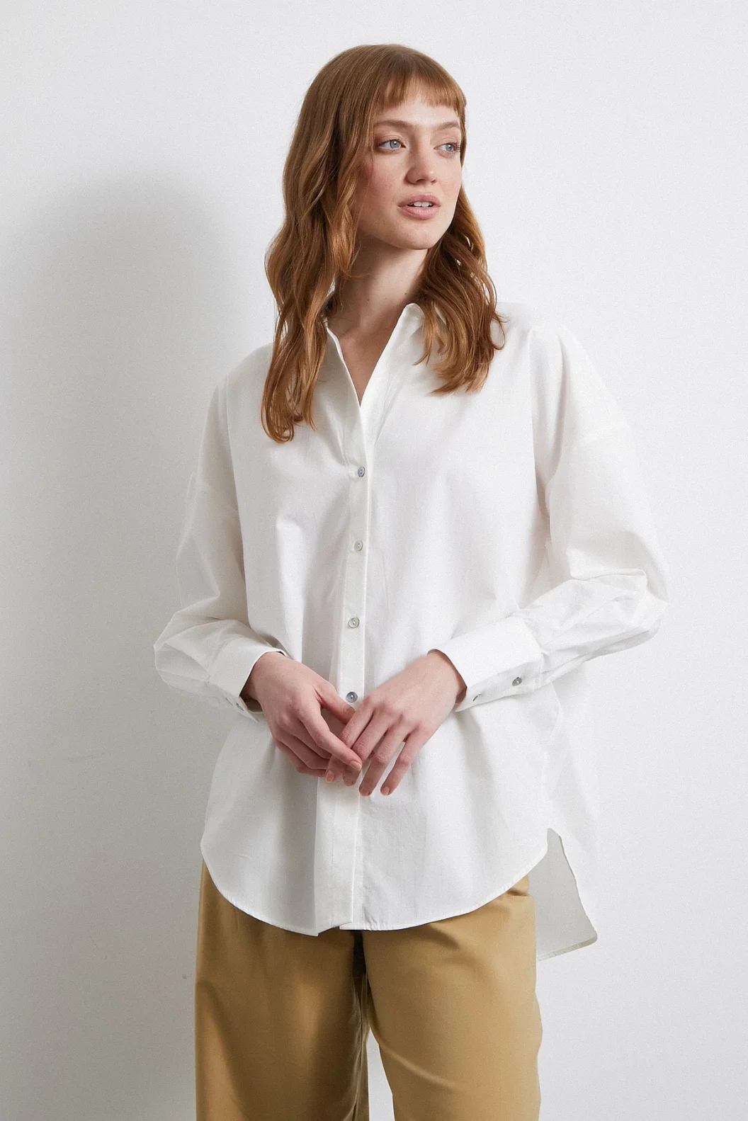 Klassisches Hemd Weiß