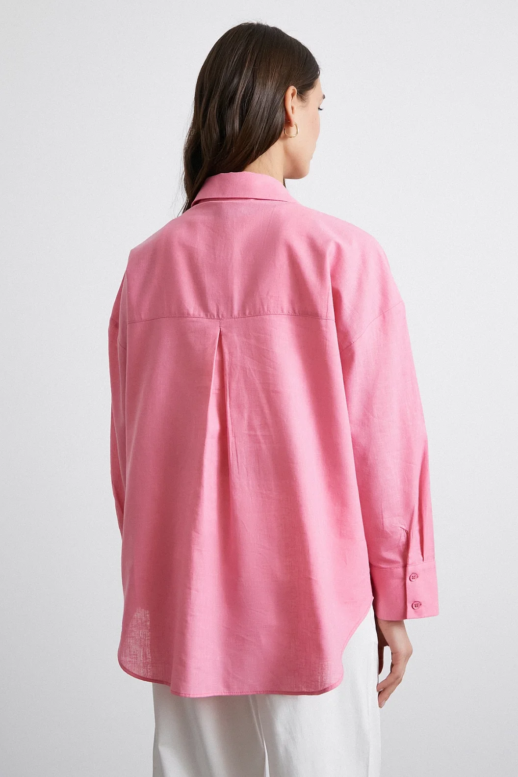 Lendy Leinenhemd Rosa