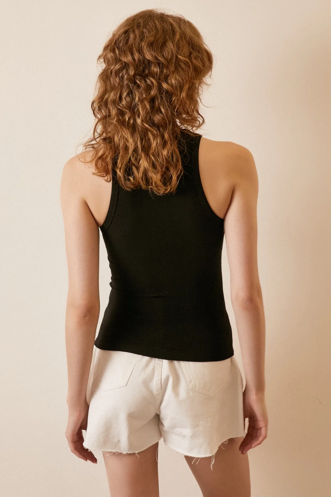 Bike Collar Top Black