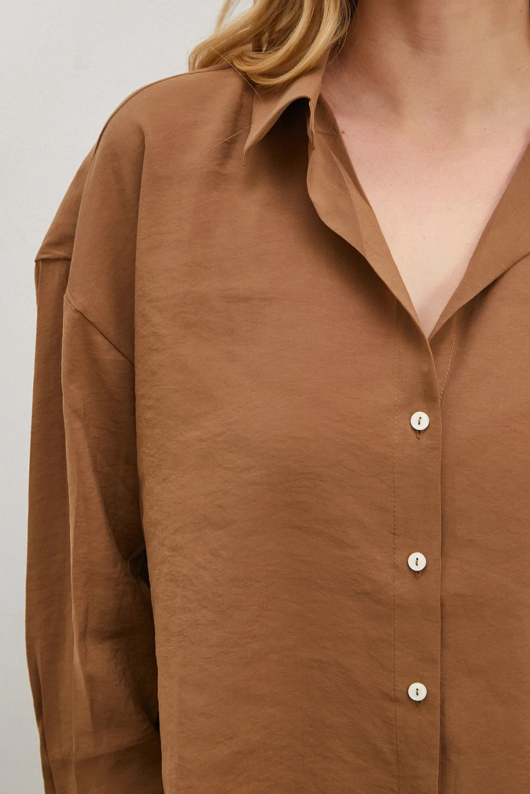 Basic Modal Gömlek Kahve