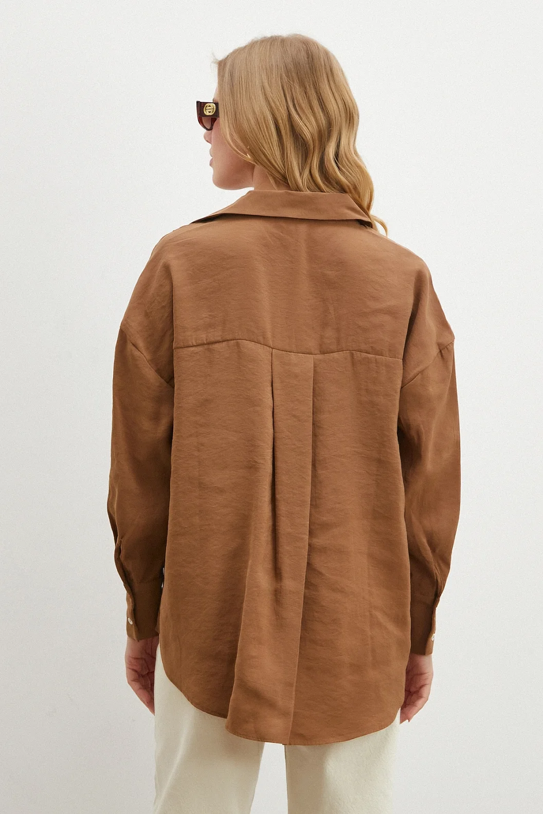 Basic Modal Gömlek Kahve