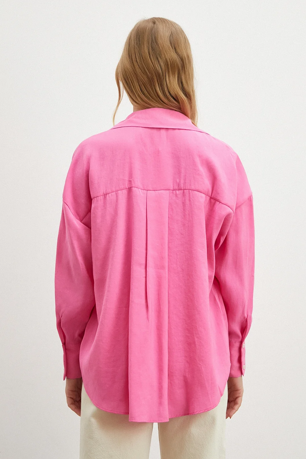 Basic Modal Gömlek Pembe