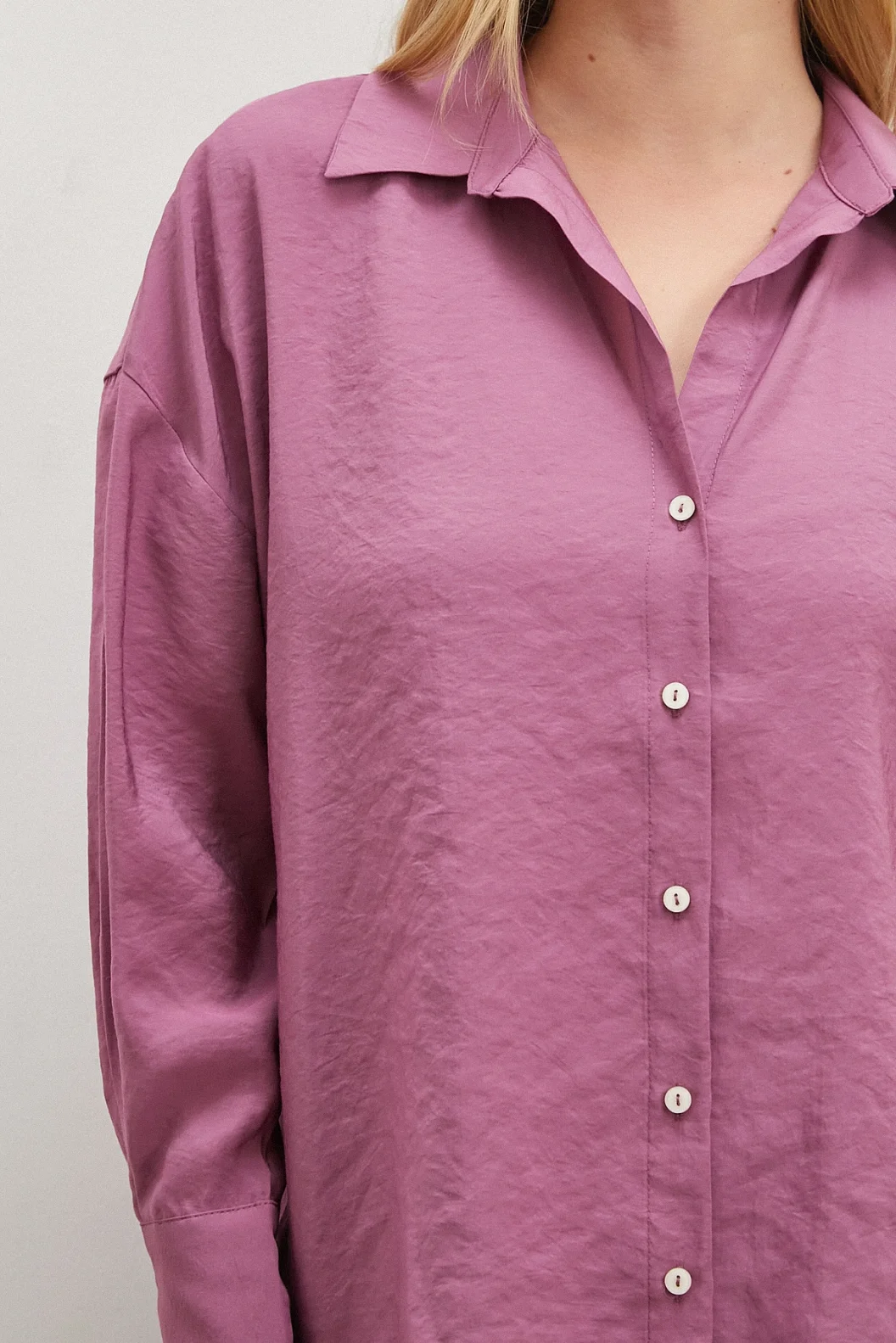 Basic Modal Gömlek Mürdüm