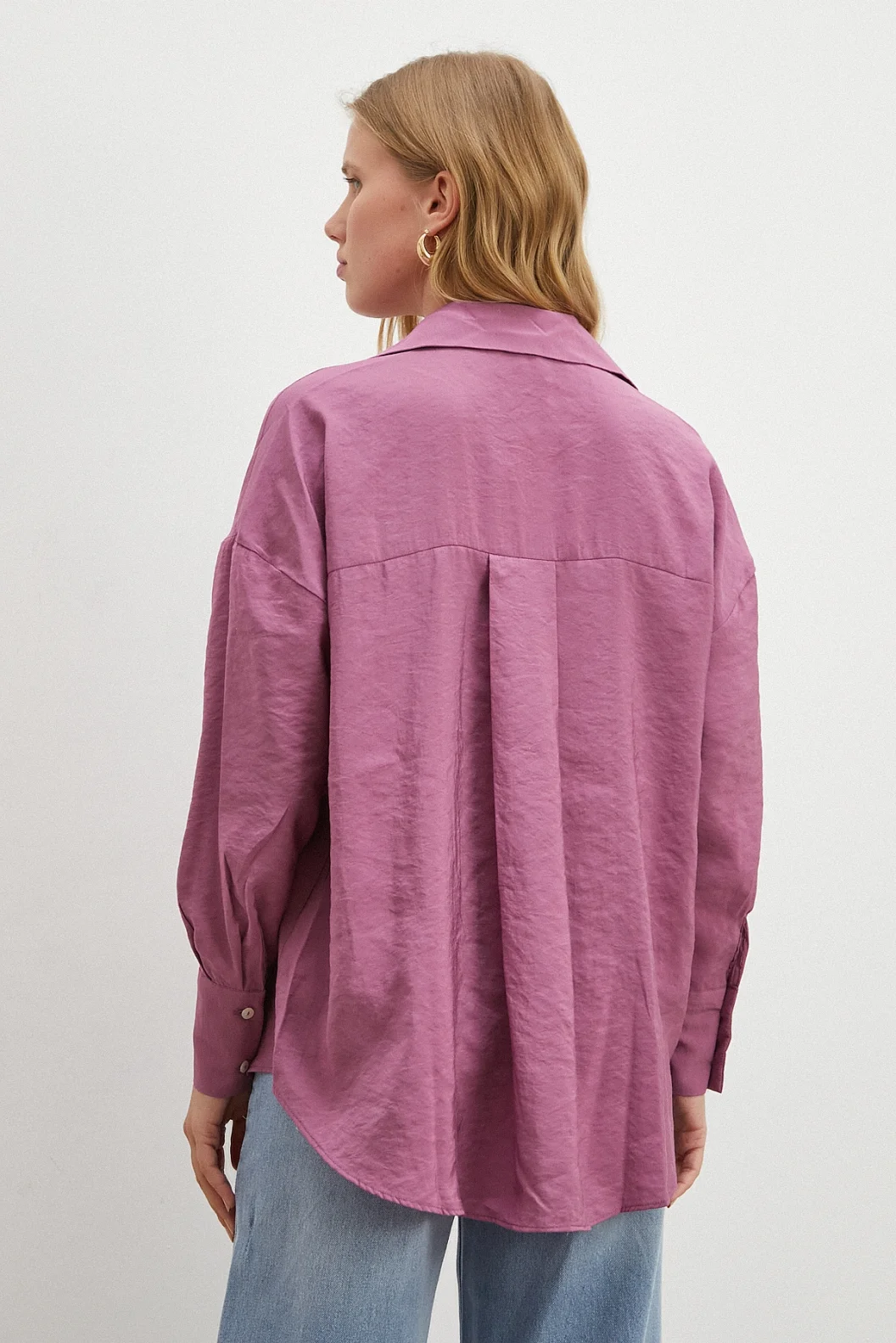 Basic Modal Gömlek Mürdüm