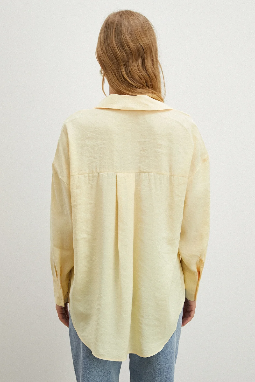 Basic Modal Gömlek Sarı