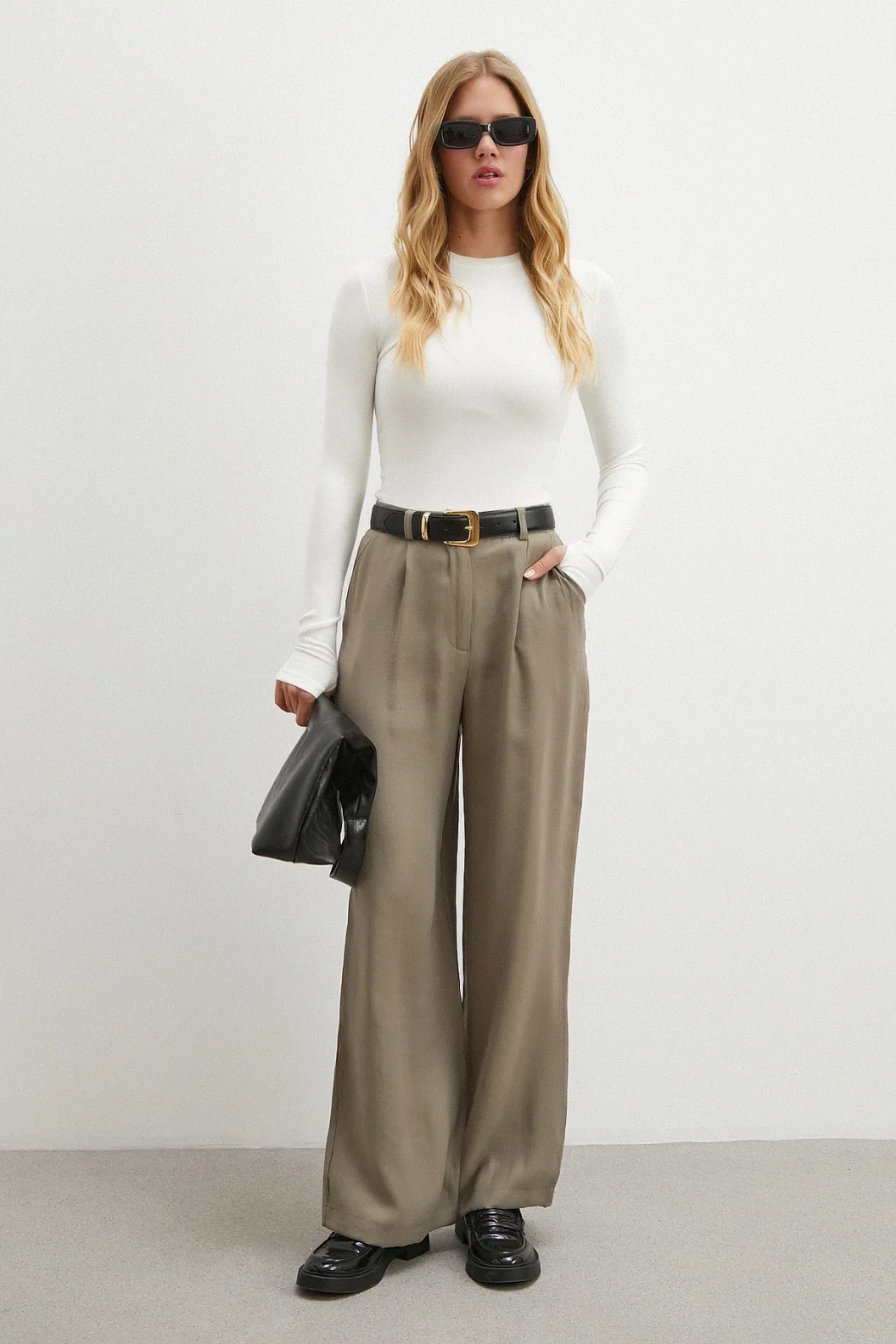 Modal Palazzo Pantolon Haki