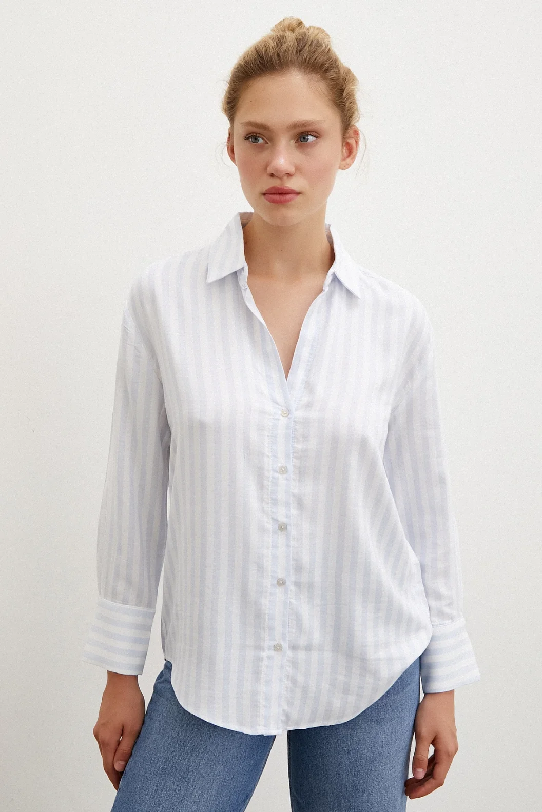 Striped Shirt Blue
