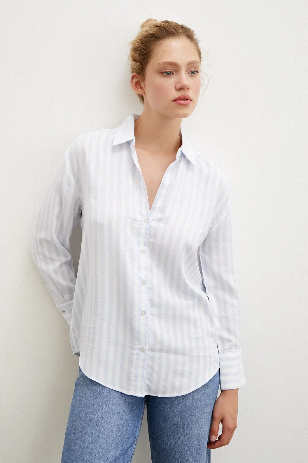 Striped Shirt Blue
