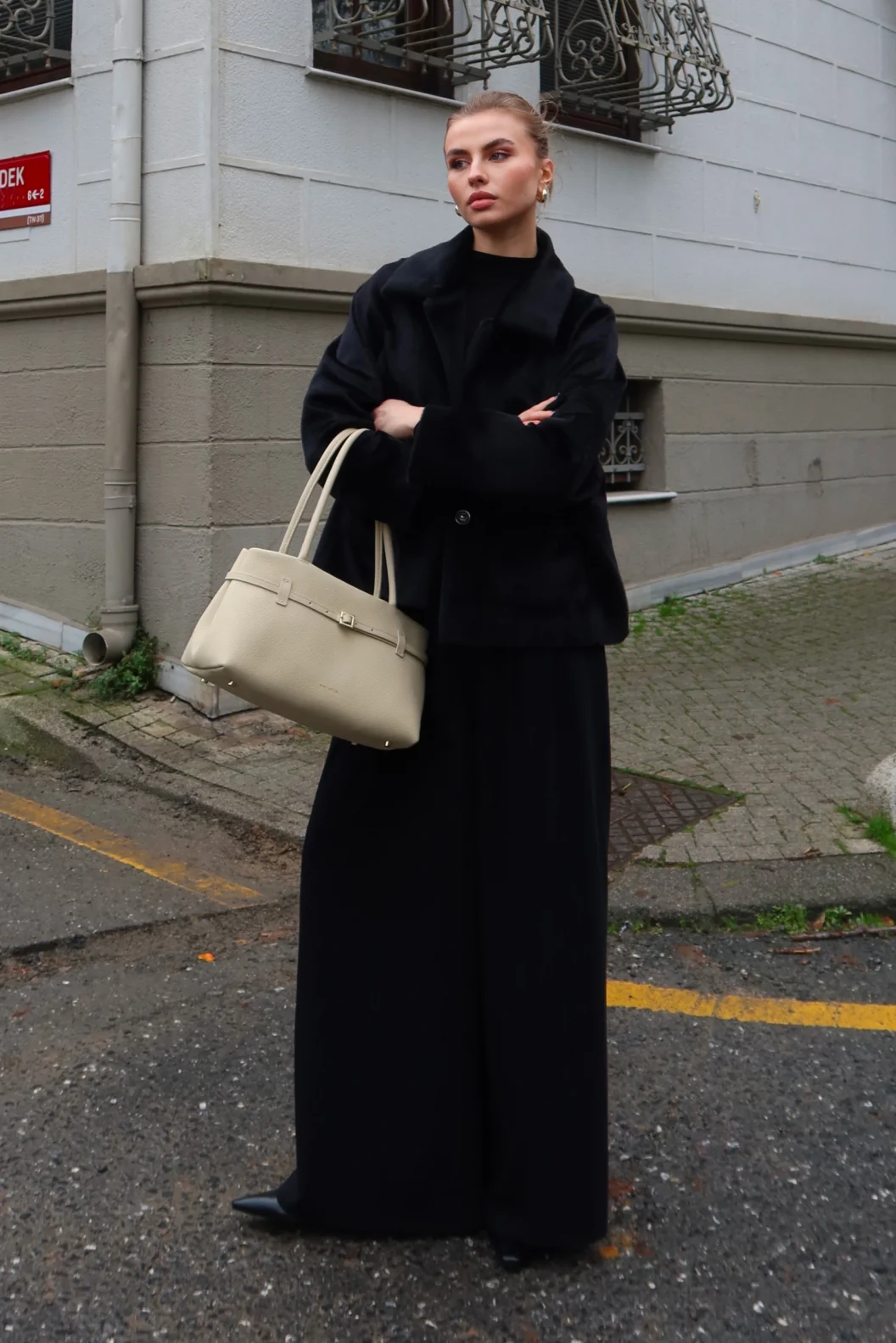 Reglan Tay Flok Mont Siyah