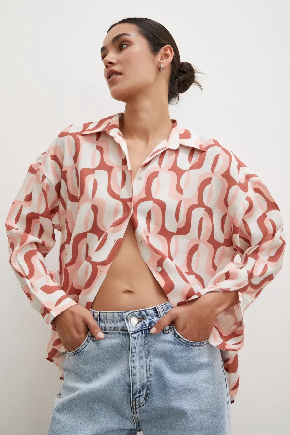 90s Pop Shirt Cream