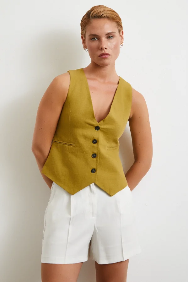 Piliseli Pocket Shorts Ecru