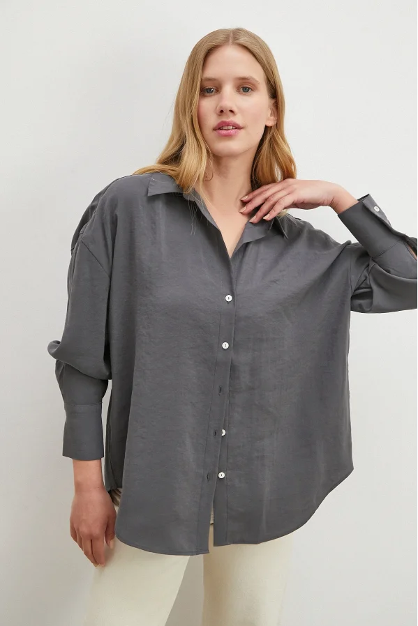 Basic Modal Gömlek Antirasit