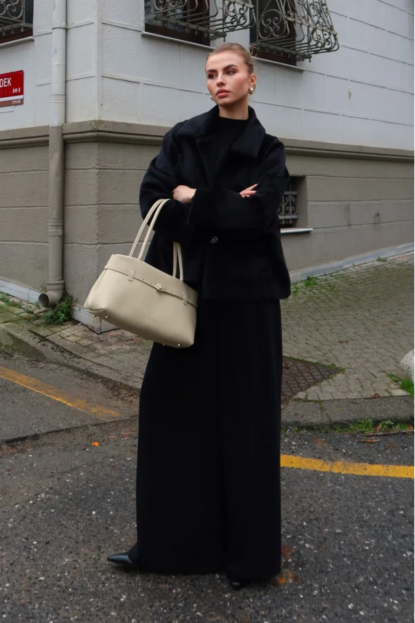 Reglan Tay Flok Mont Siyah