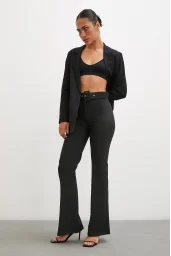 Flared Spanish Black Pants
