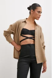 Basic القميص Camel