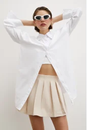 Hemd Rock Kleid Anzug Creme
