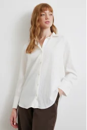 White Striped Shirt