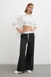 Taille élastique avec pantalon garni noir