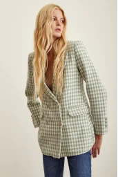 Kazayağa Blazer Ceket Mint