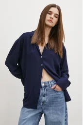 Viskon Basic Shirt Navy