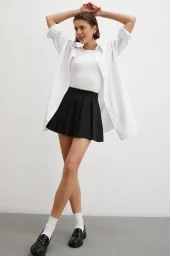 Hemd Rock Kleid Anzug Schwarz