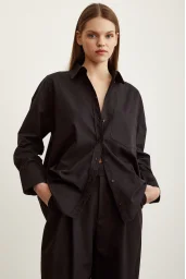 Poplin Shirt Black
