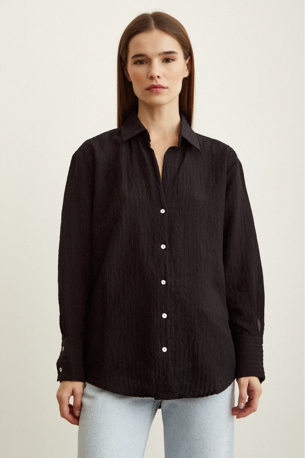 Striped Shirt Black