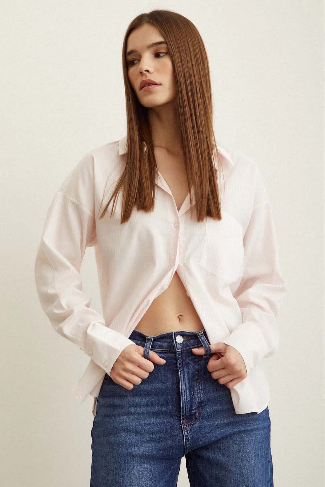 Striped Shirt Powder