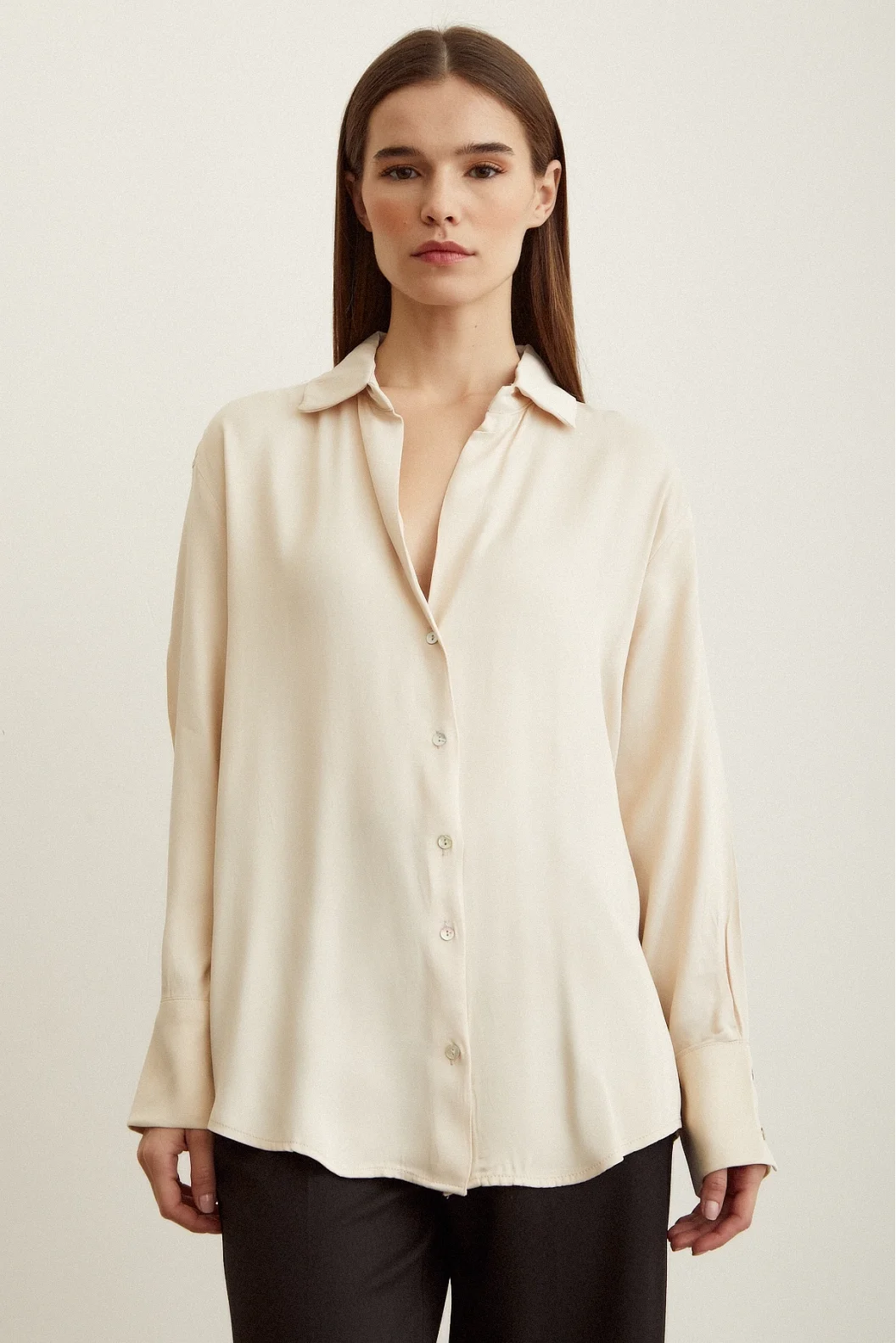 Satin Shirt Stone