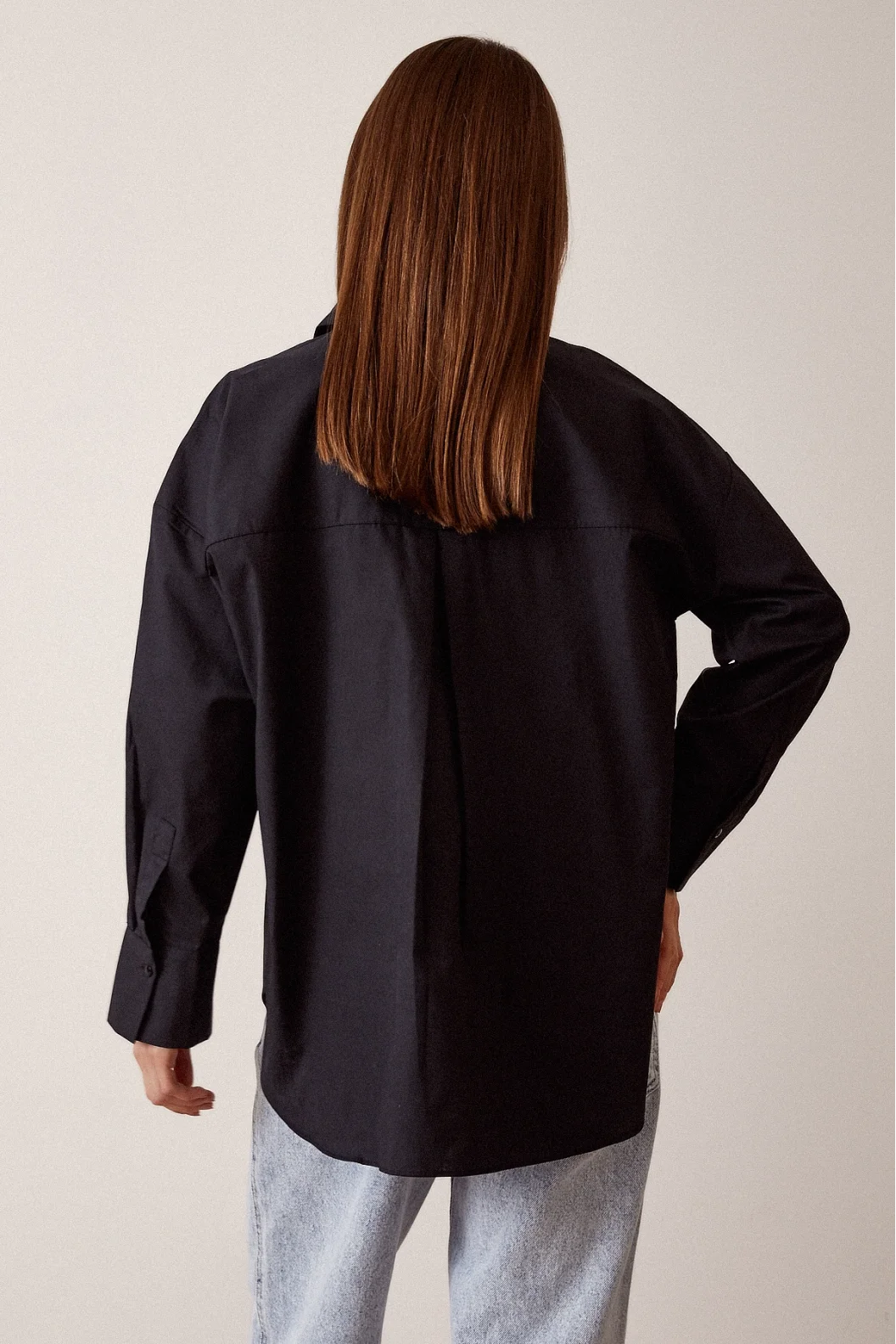 Freund Basic Hemd Schwarz