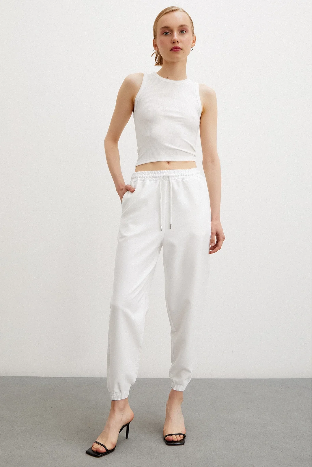 Tracksuit Bottoms White