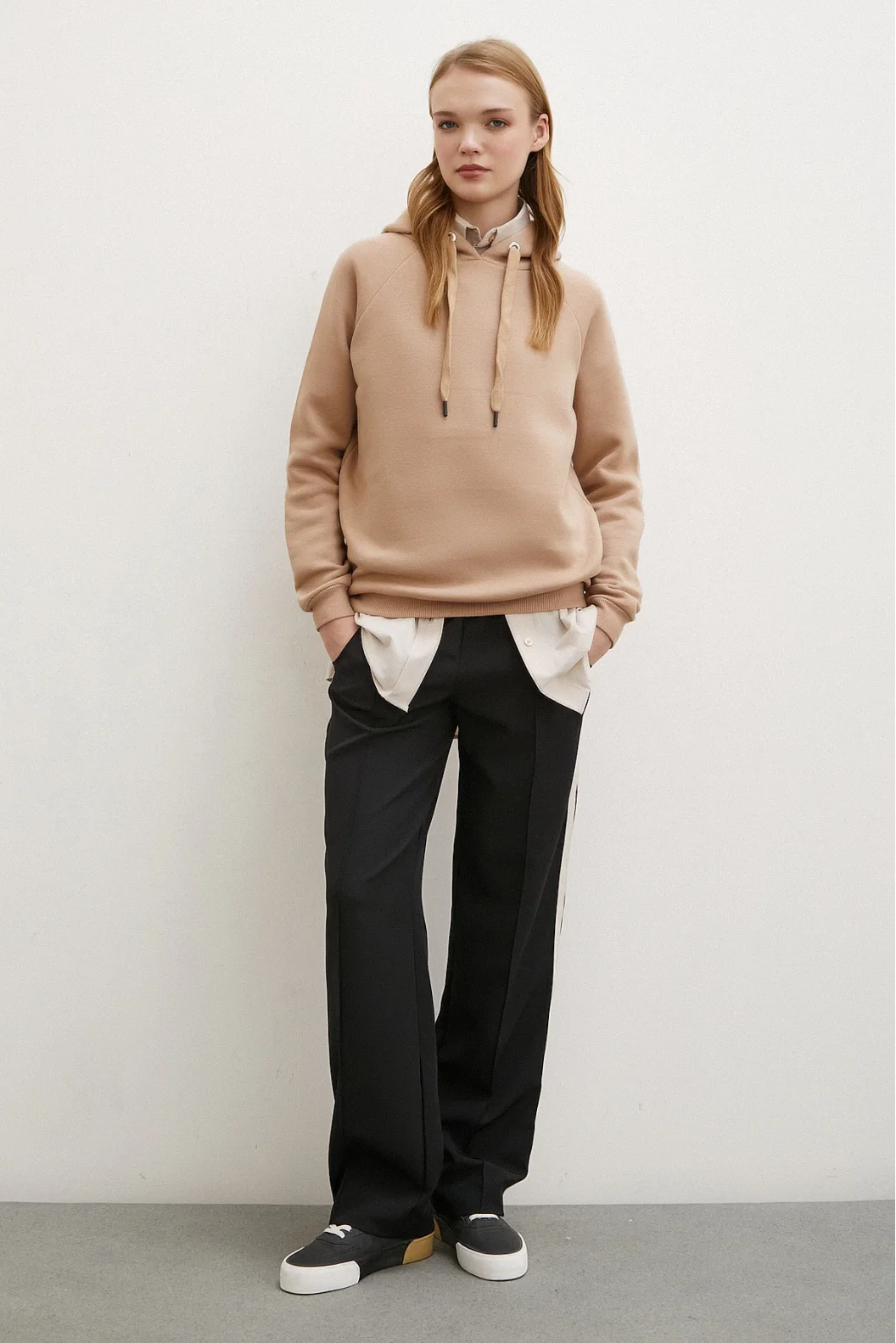 Hooded Sweatshirt Brown